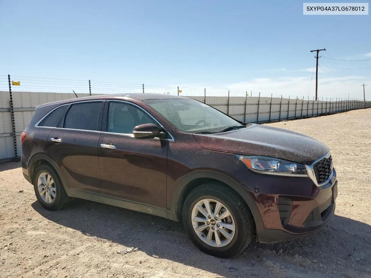 2020 Kia Sorento L VIN: 5XYPG4A37LG678012 Lot: 57394854