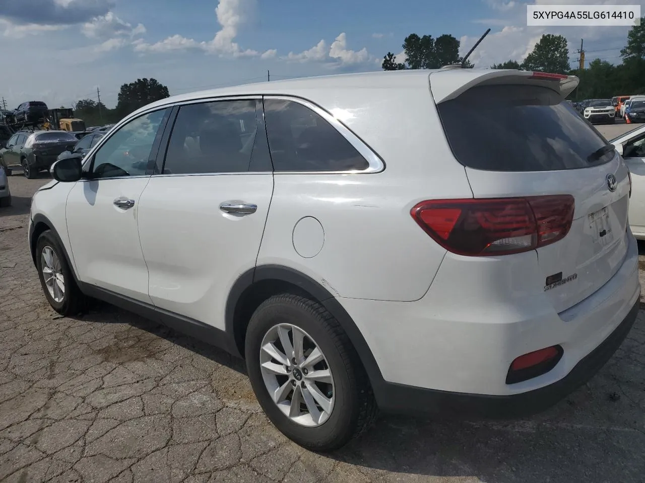 2020 Kia Sorento S VIN: 5XYPG4A55LG614410 Lot: 57705274