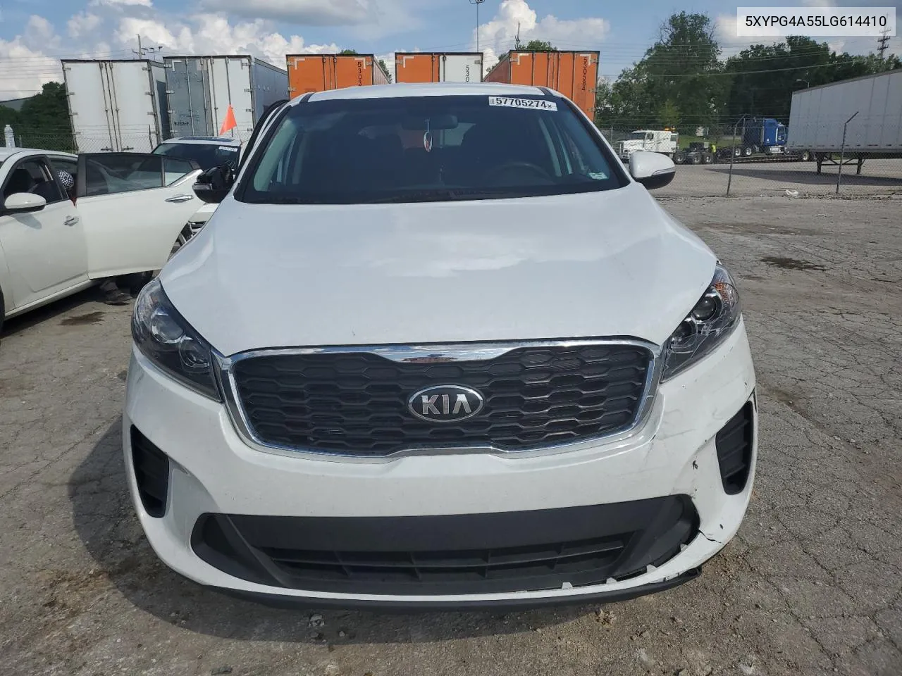 2020 Kia Sorento S VIN: 5XYPG4A55LG614410 Lot: 57705274