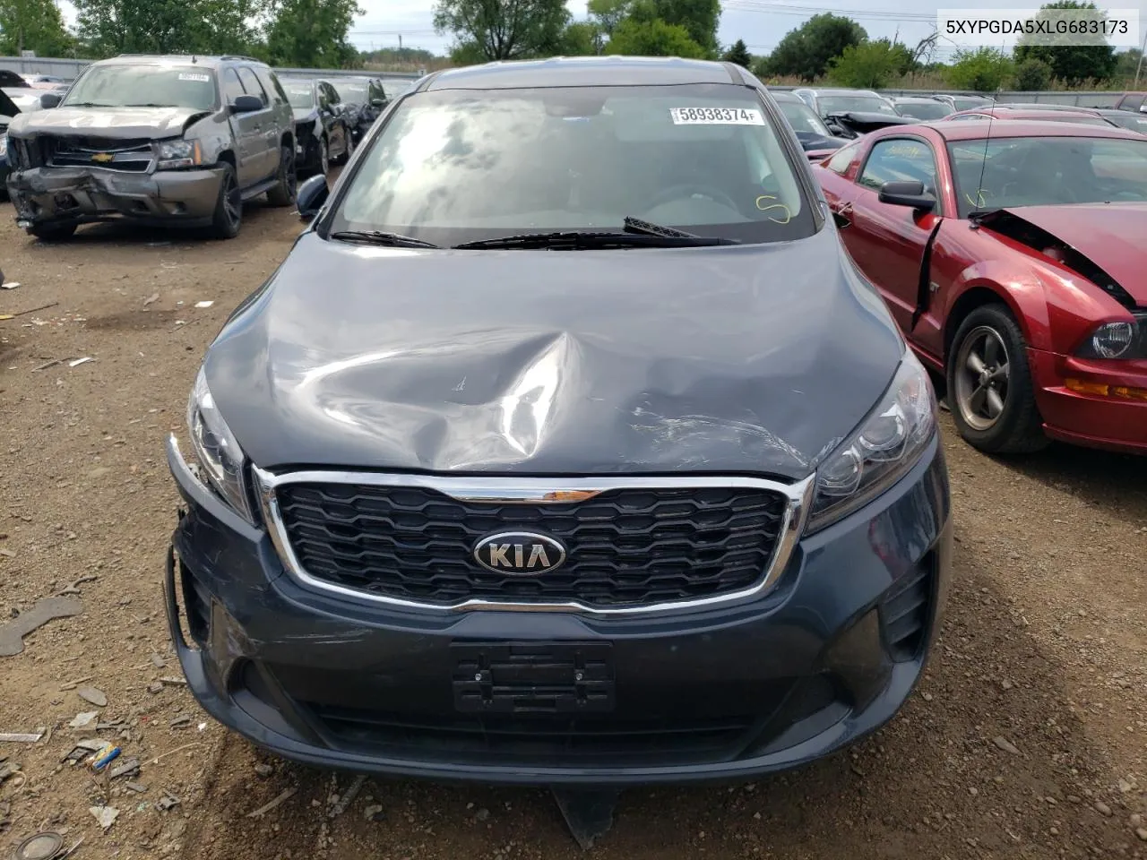 5XYPGDA5XLG683173 2020 Kia Sorento S