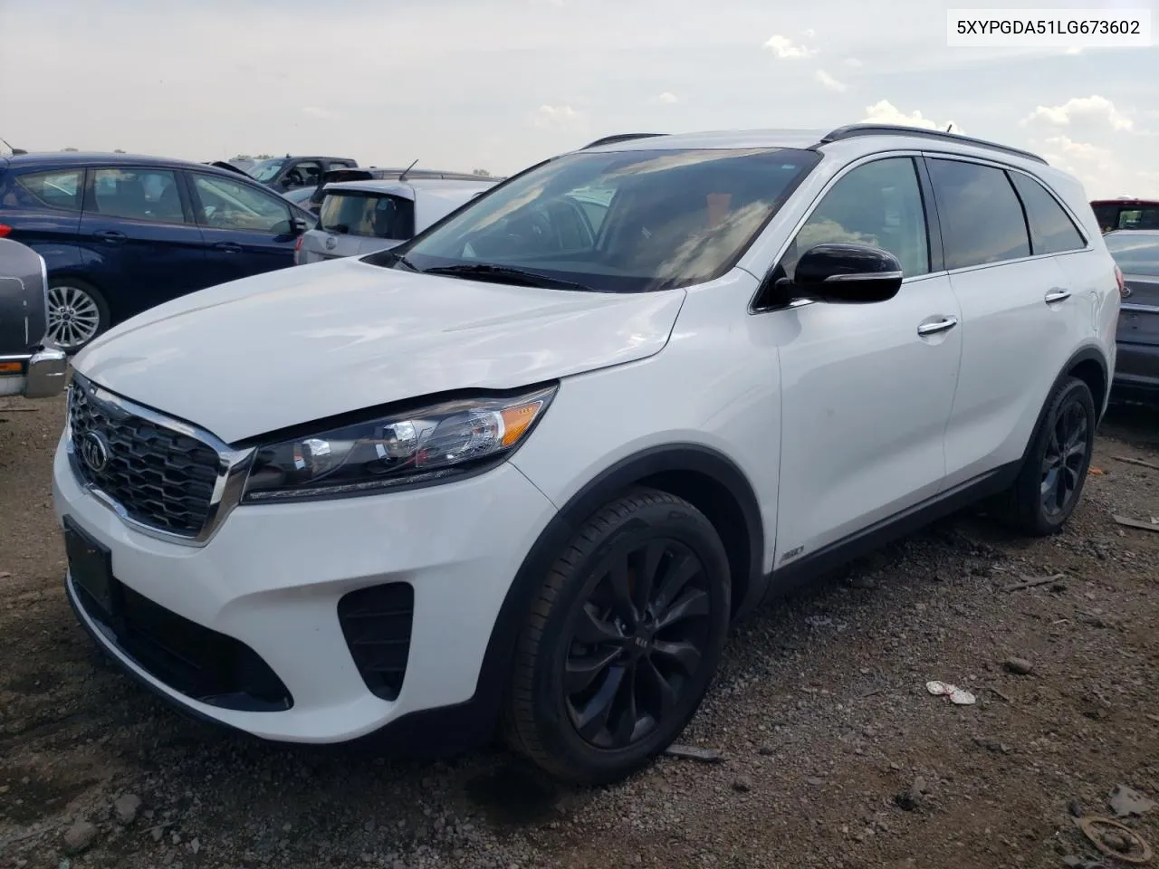 2020 Kia Sorento S VIN: 5XYPGDA51LG673602 Lot: 59426334