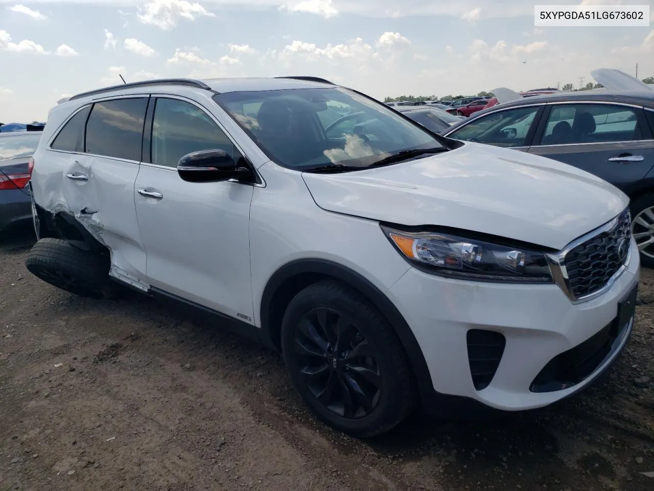 2020 Kia Sorento S VIN: 5XYPGDA51LG673602 Lot: 59426334