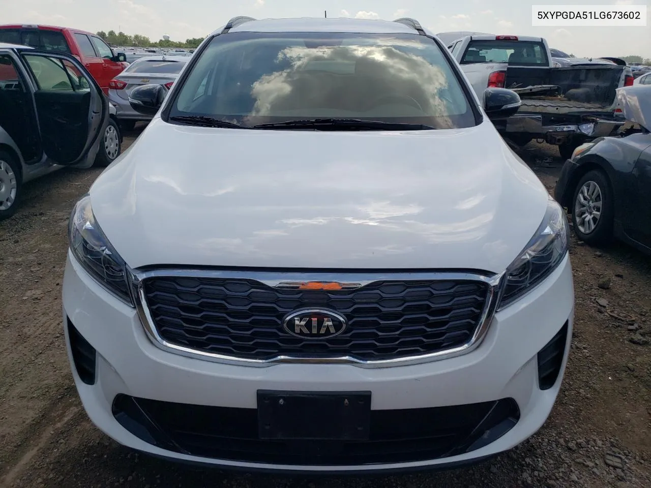 2020 Kia Sorento S VIN: 5XYPGDA51LG673602 Lot: 59426334