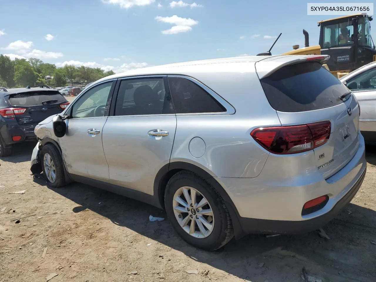 2020 Kia Sorento L VIN: 5XYPG4A35LG671656 Lot: 59744134