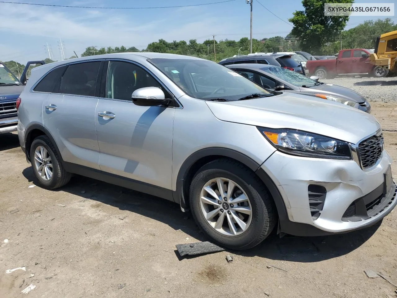 2020 Kia Sorento L VIN: 5XYPG4A35LG671656 Lot: 59744134