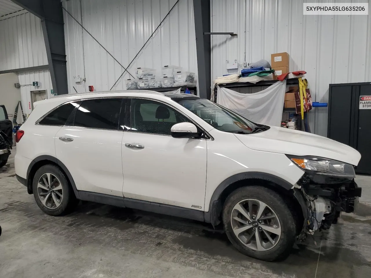 2020 Kia Sorento Ex VIN: 5XYPHDA55LG635206 Lot: 61394694