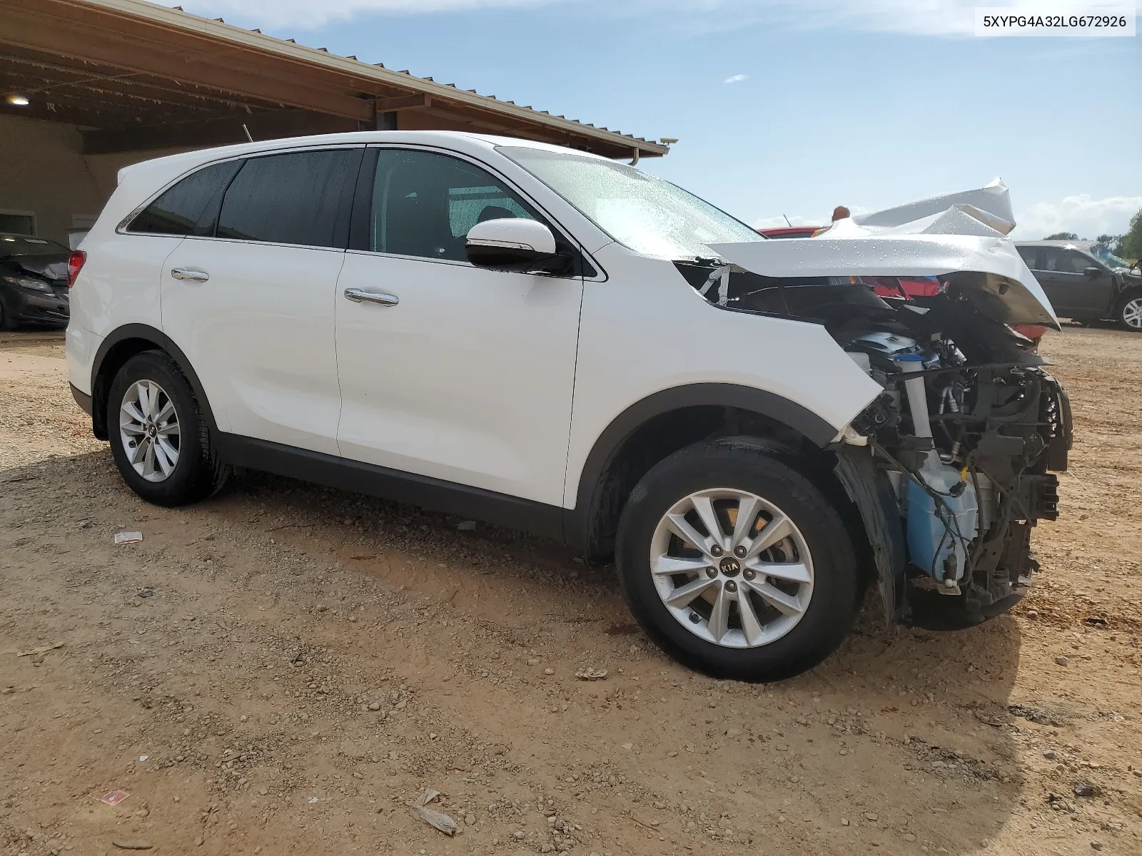 2020 Kia Sorento L VIN: 5XYPG4A32LG672926 Lot: 61827144