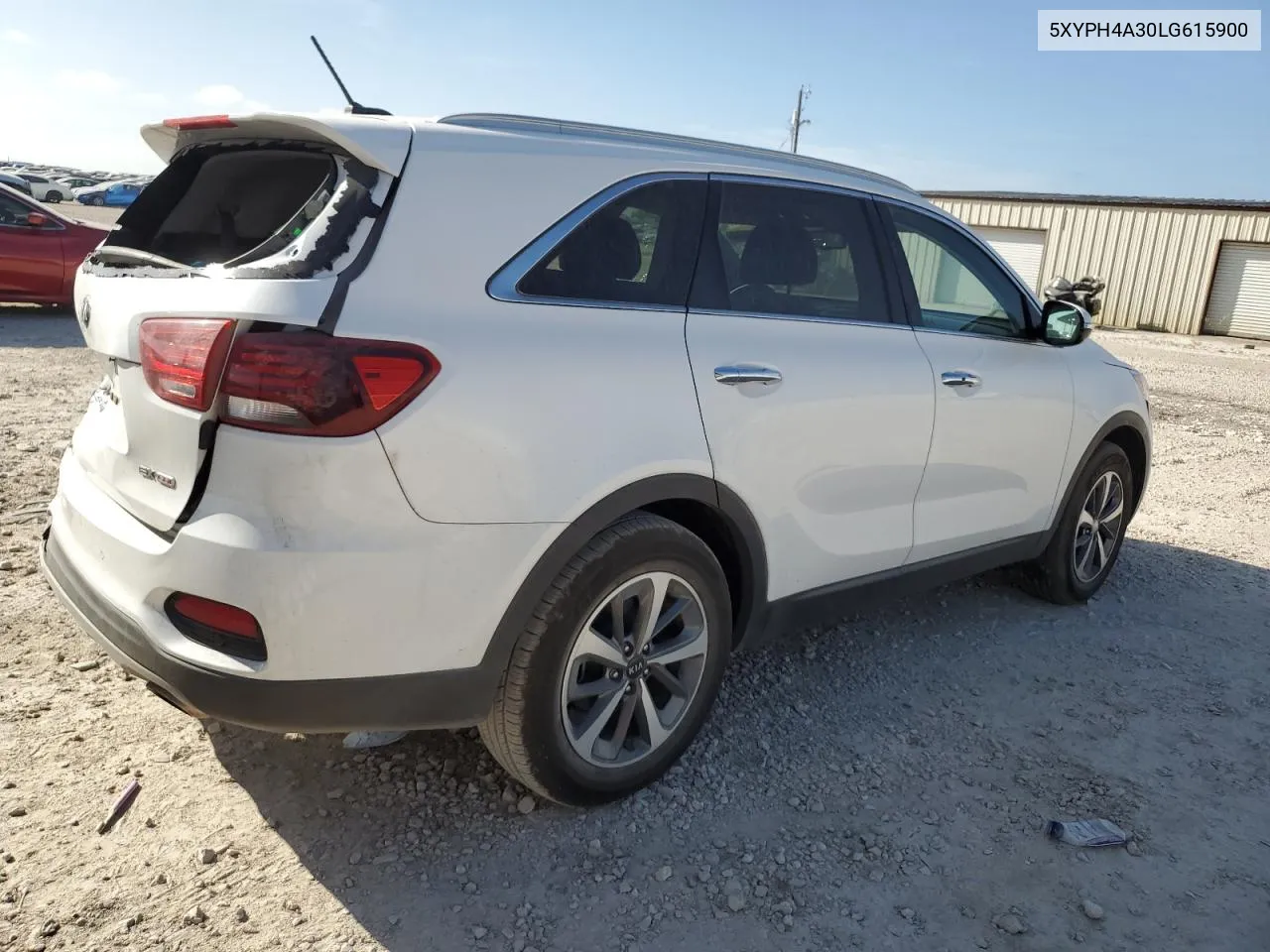 2020 Kia Sorento Ex VIN: 5XYPH4A30LG615900 Lot: 61864444