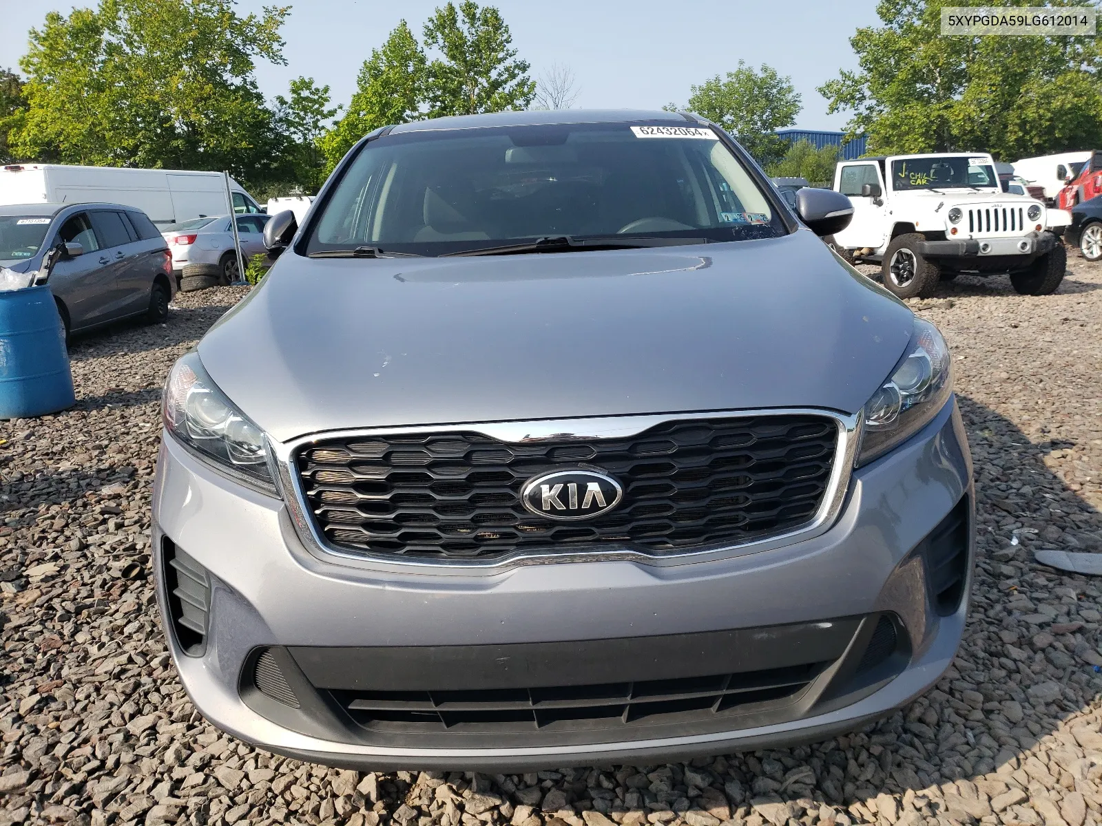 2020 Kia Sorento S VIN: 5XYPGDA59LG612014 Lot: 62432064