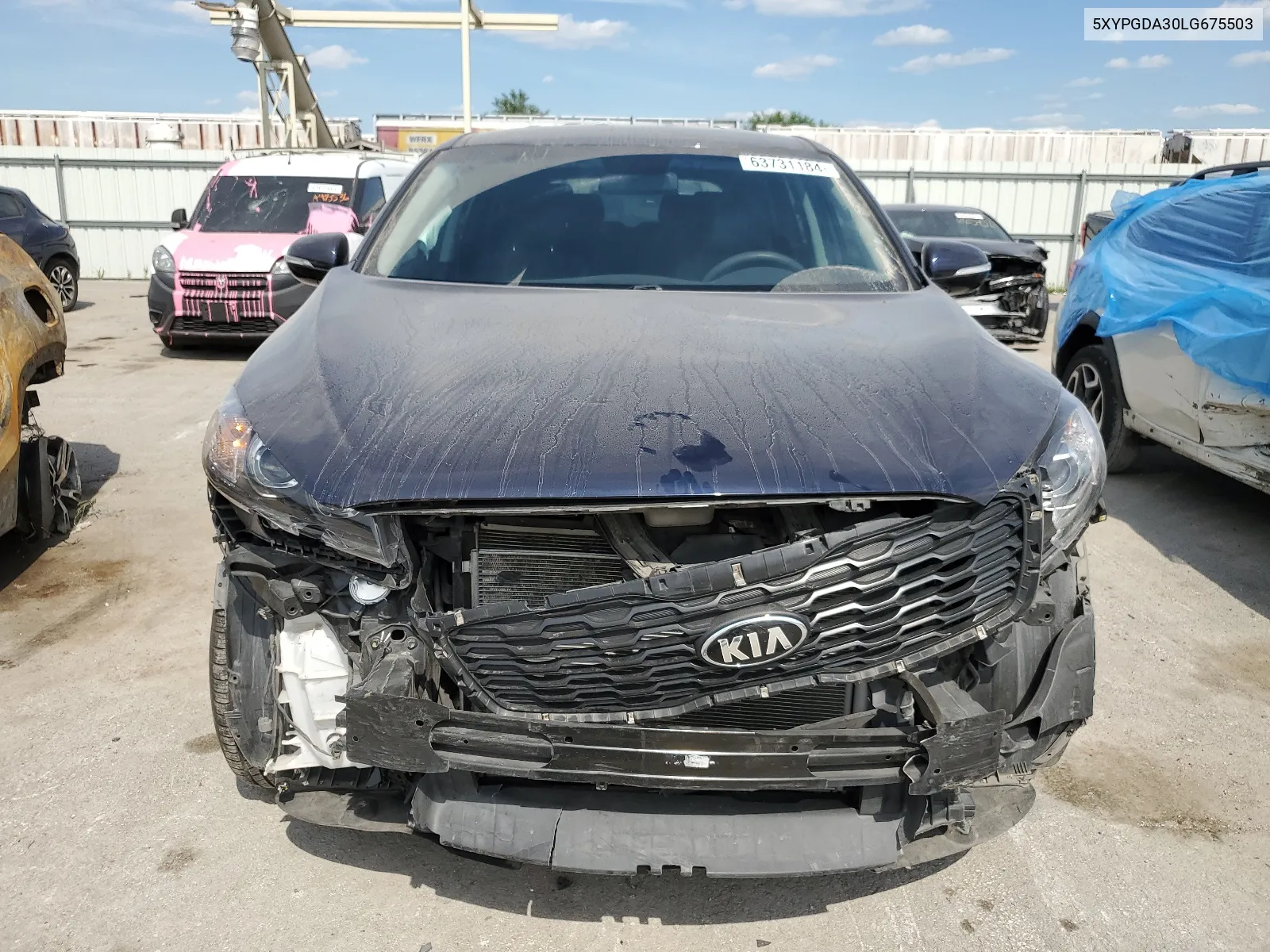 2020 Kia Sorento L VIN: 5XYPGDA30LG675503 Lot: 63731184