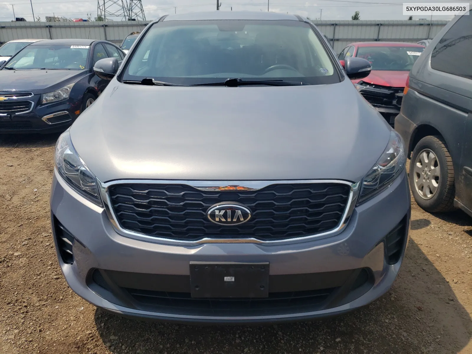 2020 Kia Sorento L VIN: 5XYPGDA30LG686503 Lot: 64592804