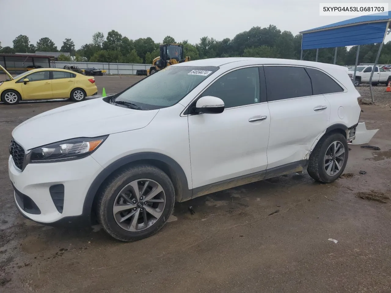 2020 Kia Sorento S VIN: 5XYPG4A53LG681703 Lot: 64654474