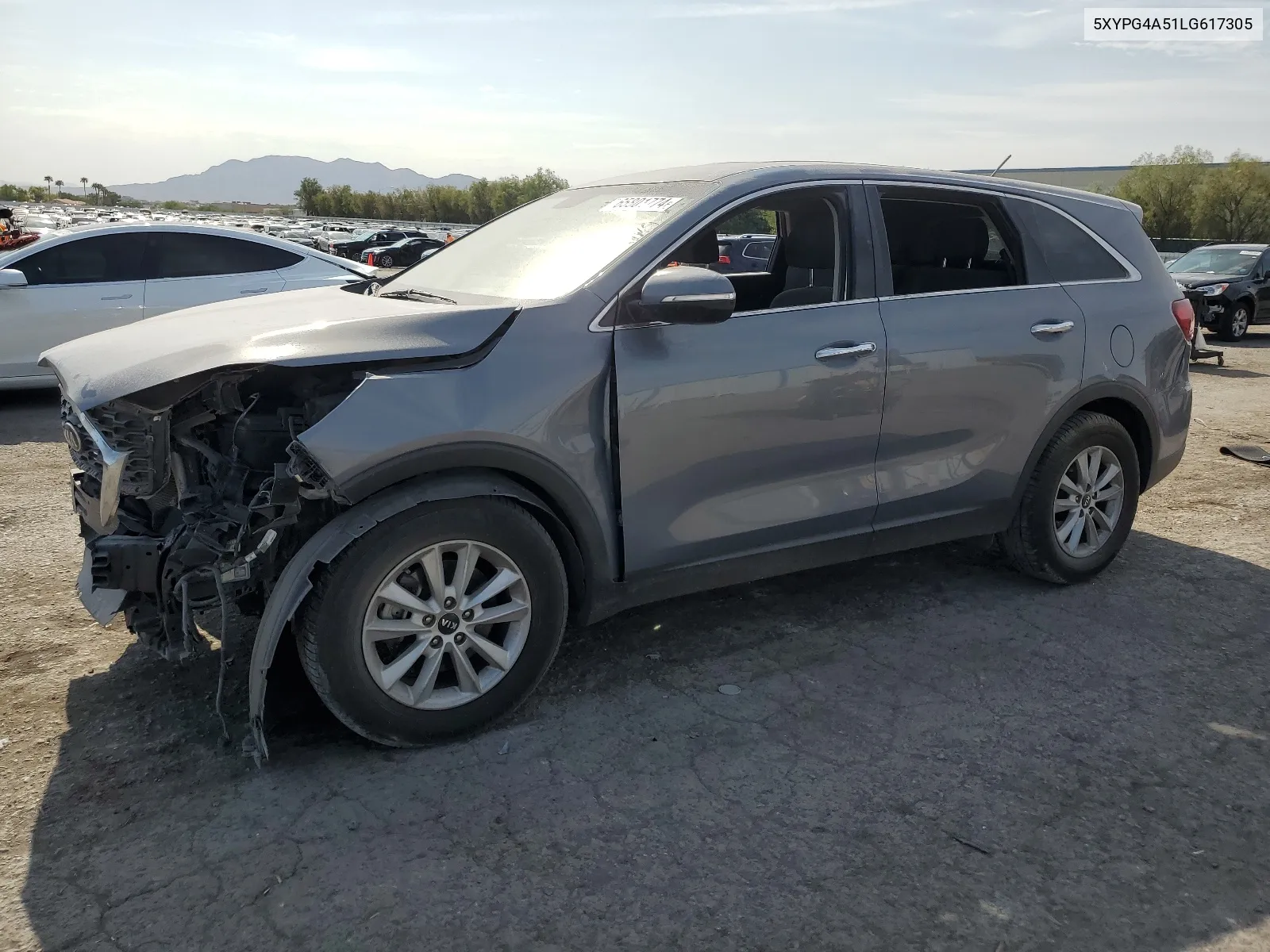 2020 Kia Sorento S VIN: 5XYPG4A51LG617305 Lot: 65801774