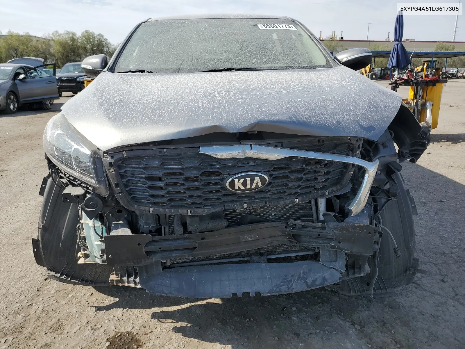 2020 Kia Sorento S VIN: 5XYPG4A51LG617305 Lot: 65801774