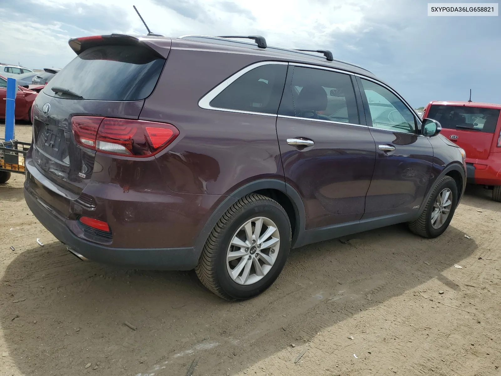 2020 Kia Sorento L VIN: 5XYPGDA36LG658821 Lot: 65999574