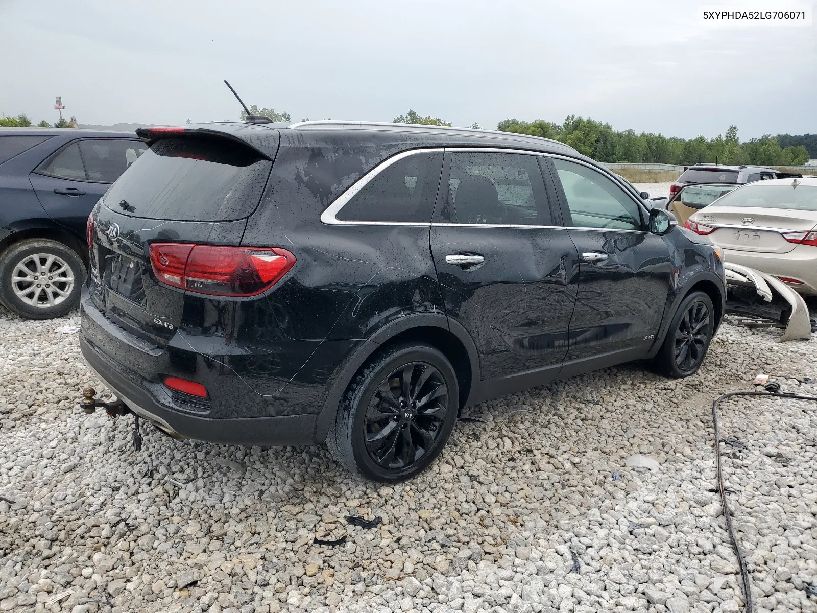 2020 Kia Sorento Ex VIN: 5XYPHDA52LG706071 Lot: 66660214