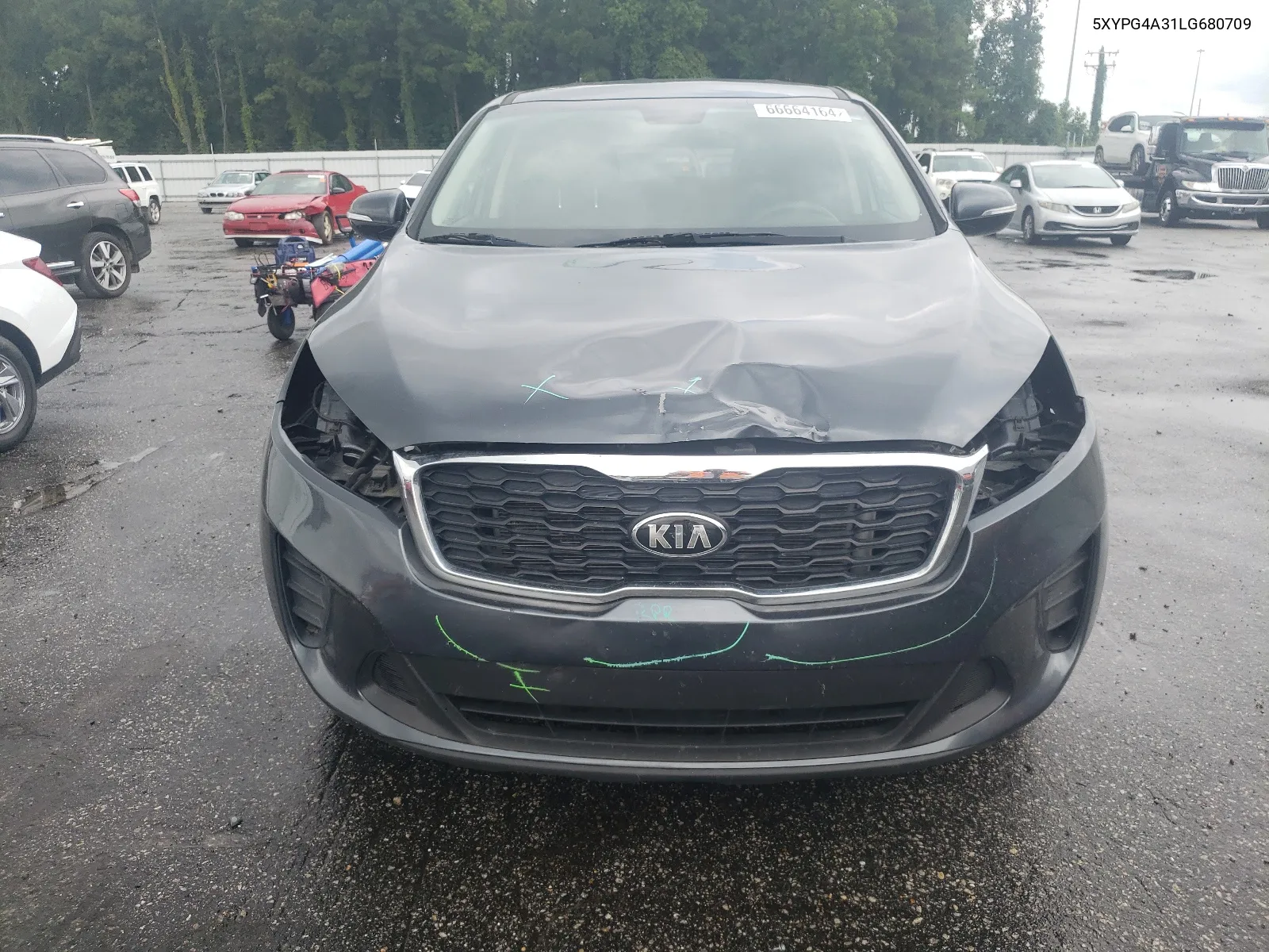 2020 Kia Sorento L VIN: 5XYPG4A31LG680709 Lot: 66664164