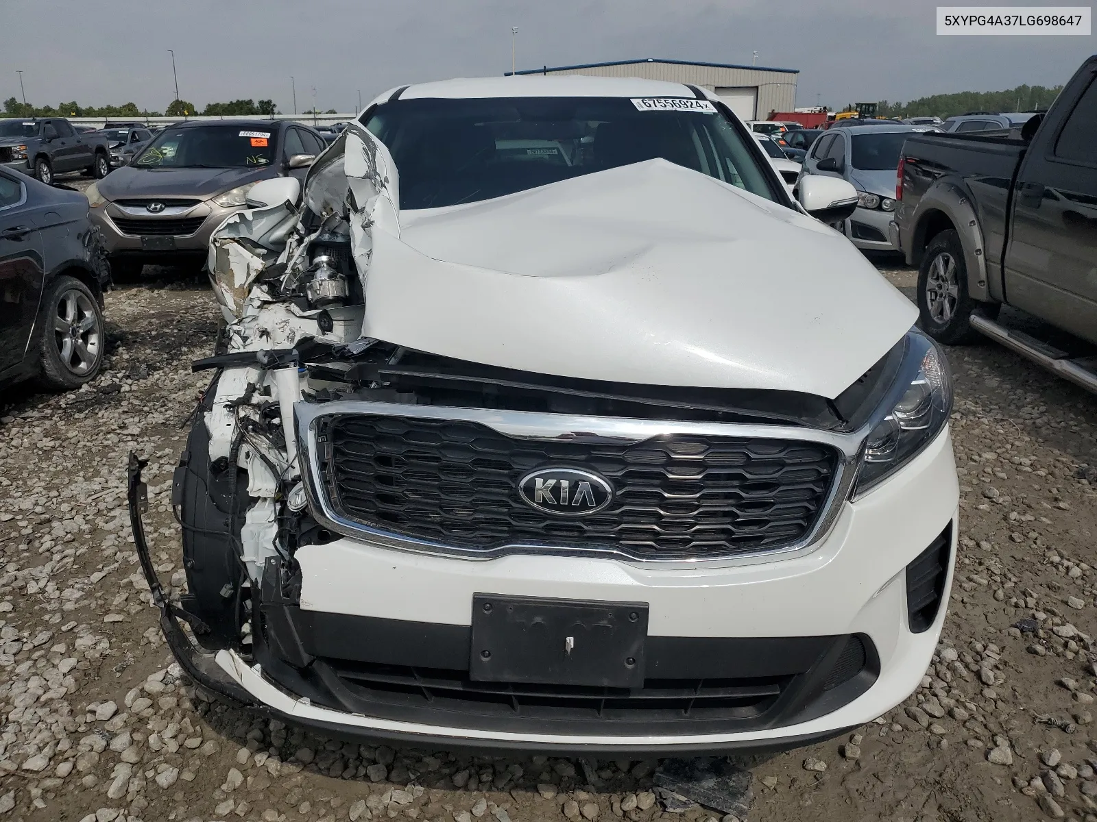 2020 Kia Sorento L VIN: 5XYPG4A37LG698647 Lot: 67556924