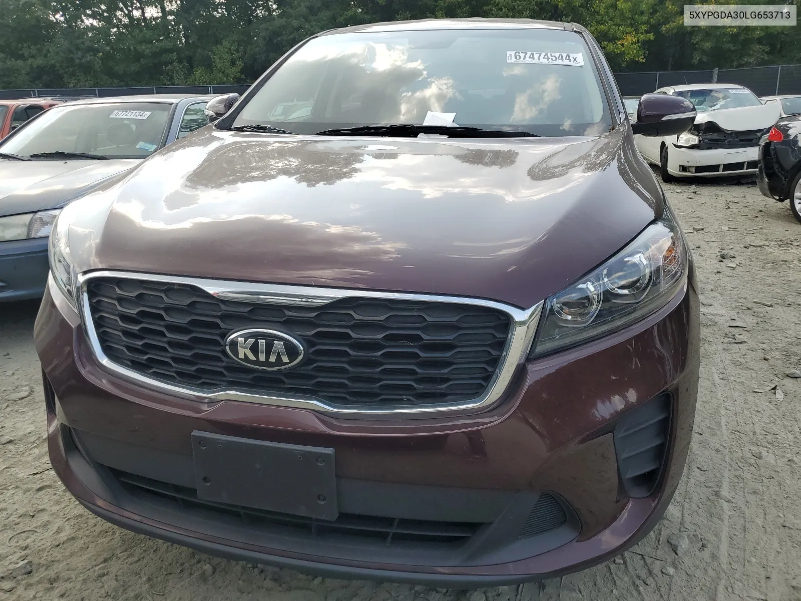 2020 Kia Sorento L VIN: 5XYPGDA30LG653713 Lot: 68822554