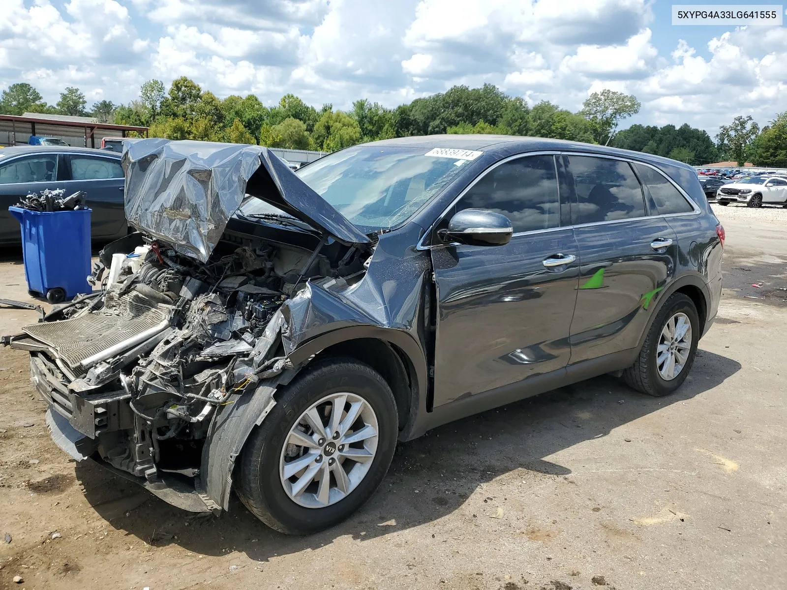 2020 Kia Sorento L VIN: 5XYPG4A33LG641555 Lot: 68839714