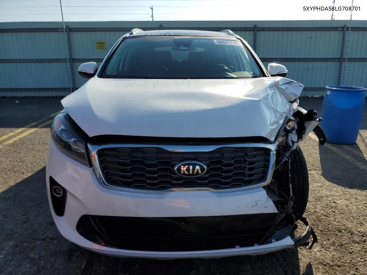 2020 Kia Sorento Ex VIN: 5XYPHDA58LG708701 Lot: 68869244