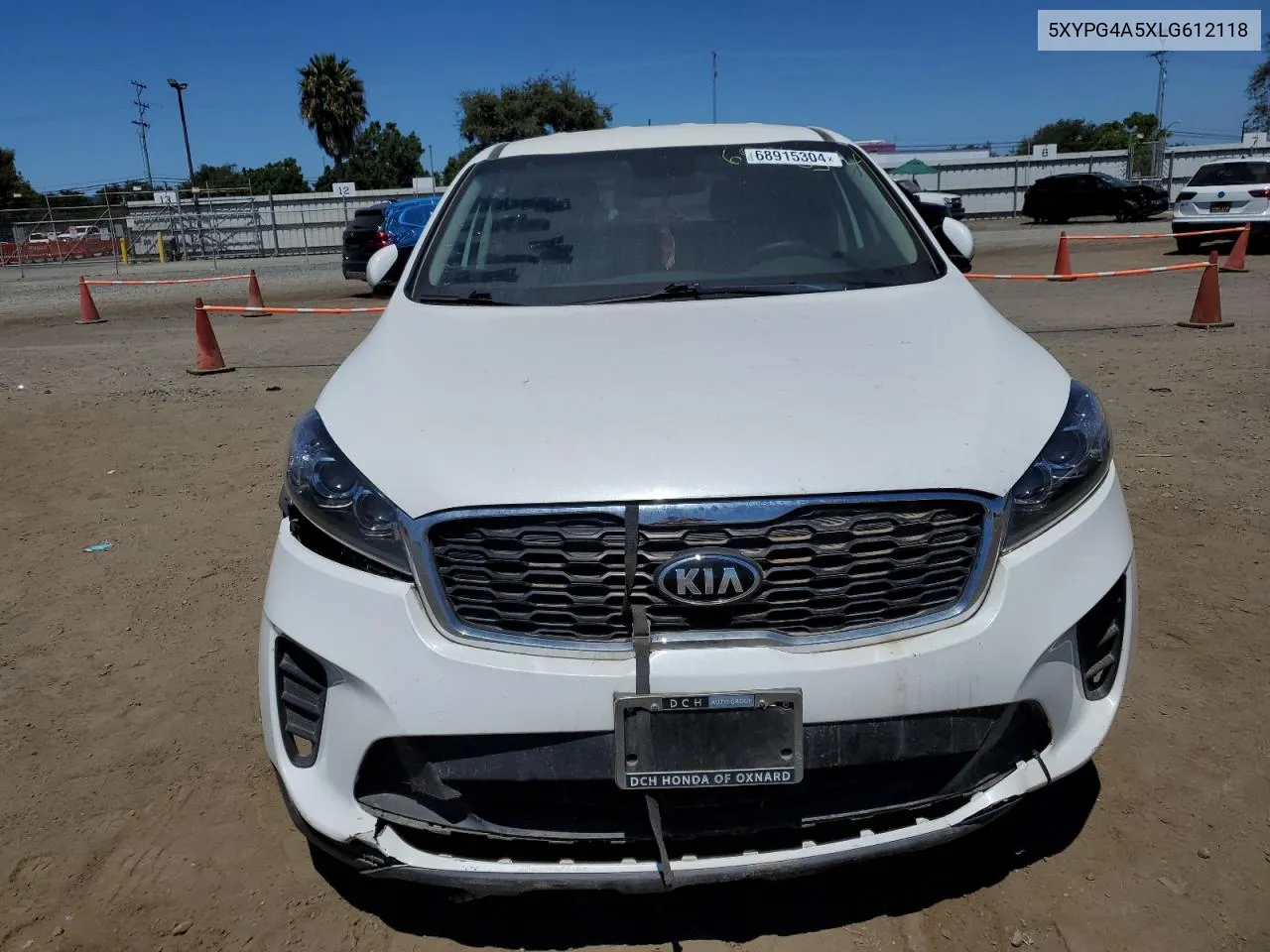 2020 Kia Sorento S VIN: 5XYPG4A5XLG612118 Lot: 68915304