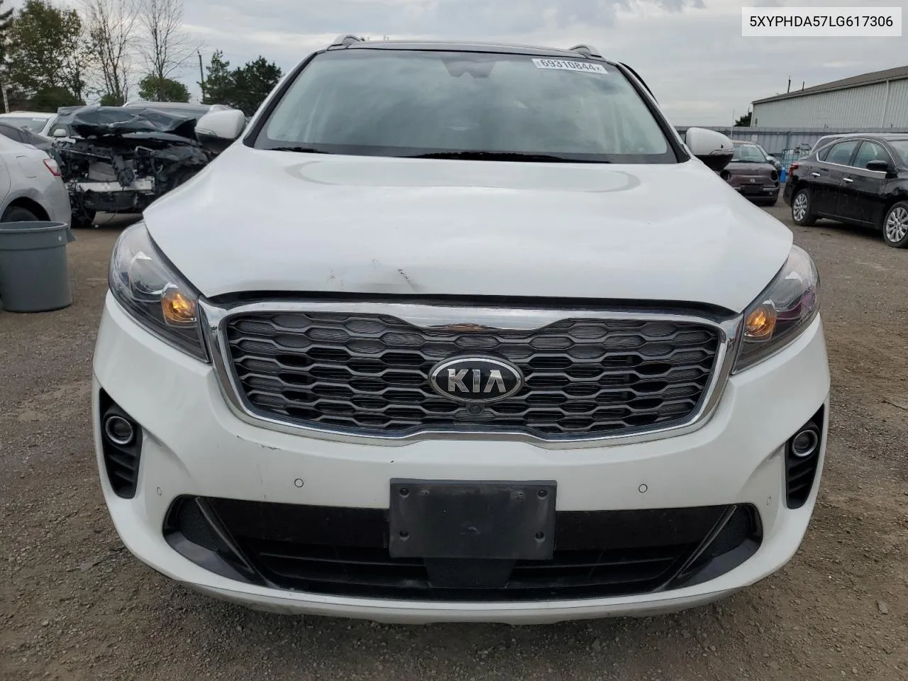 2020 Kia Sorento Ex VIN: 5XYPHDA57LG617306 Lot: 69310844