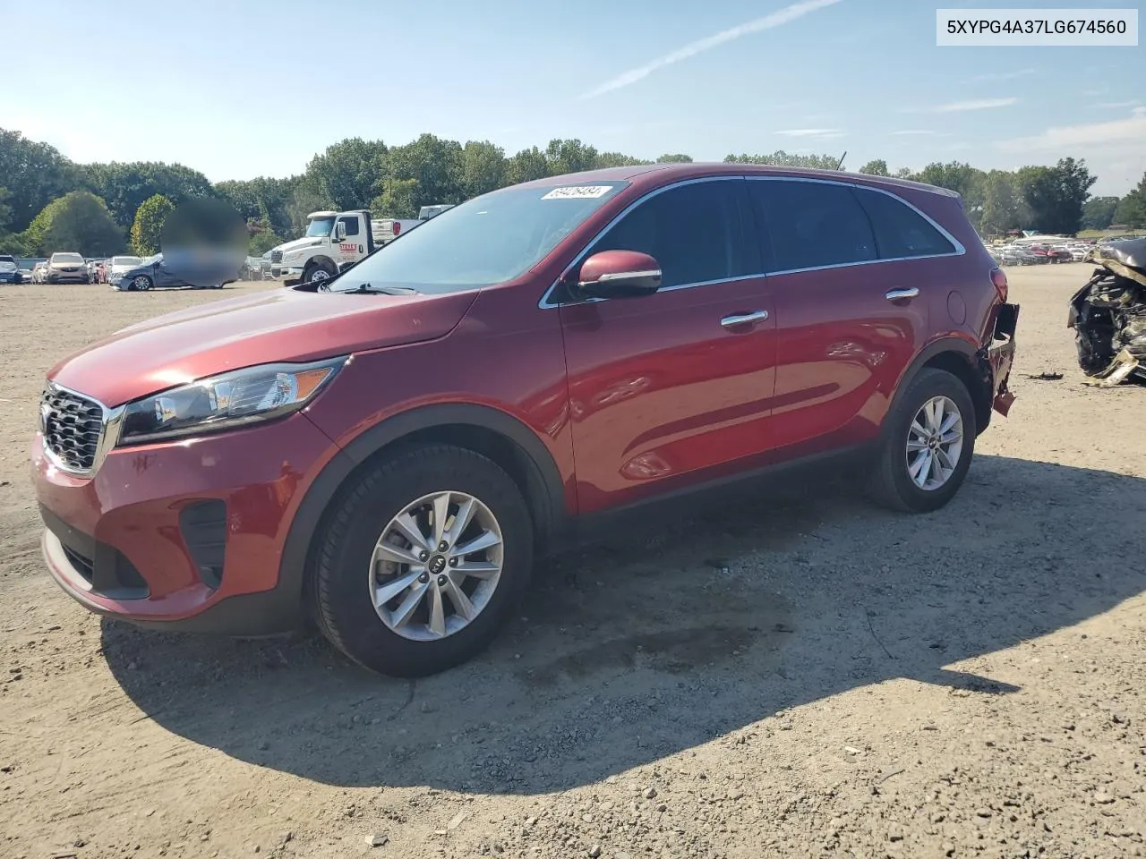 2020 Kia Sorento L VIN: 5XYPG4A37LG674560 Lot: 69426484