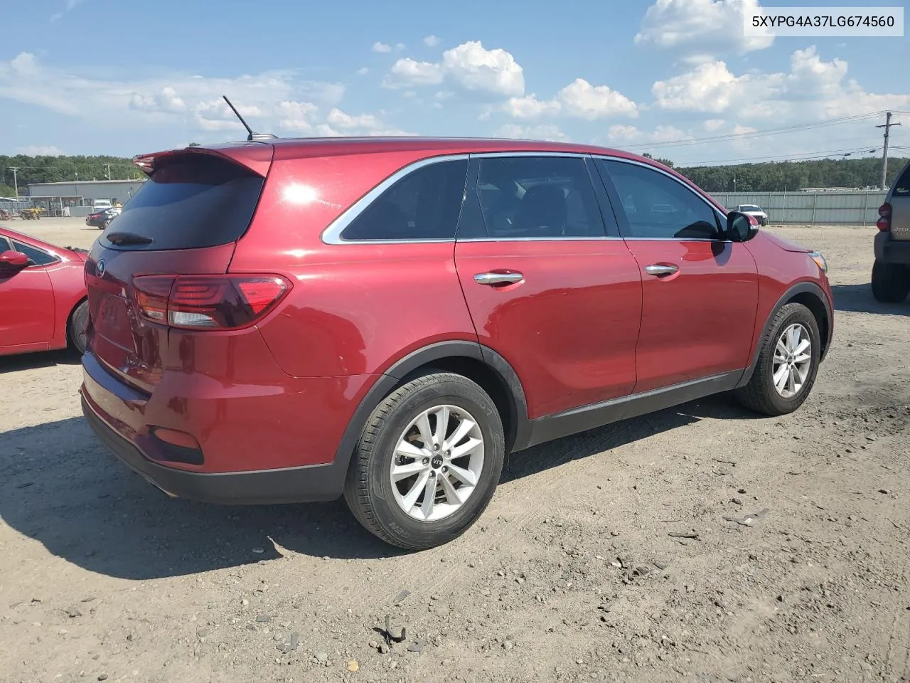 2020 Kia Sorento L VIN: 5XYPG4A37LG674560 Lot: 69426484