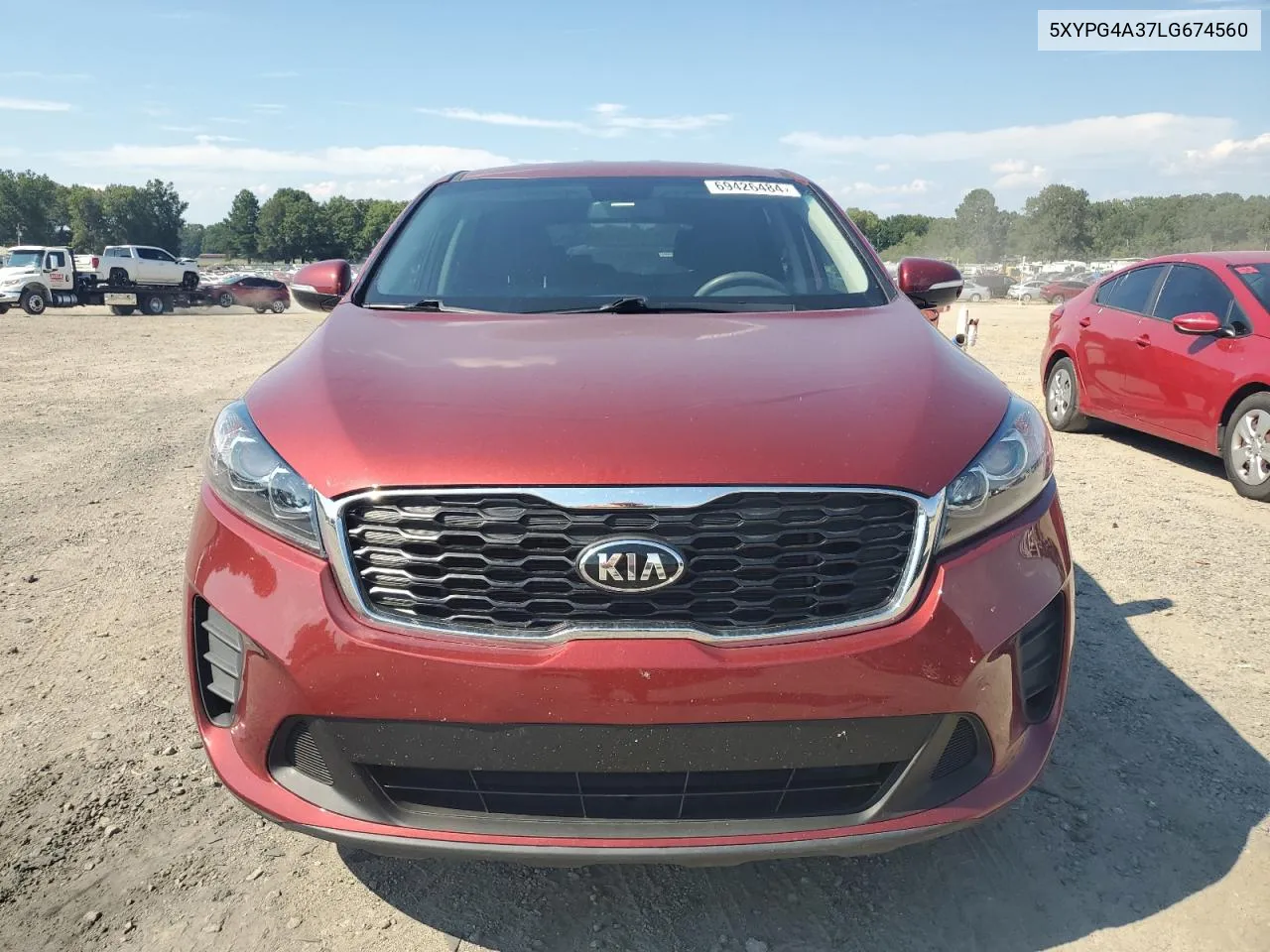 2020 Kia Sorento L VIN: 5XYPG4A37LG674560 Lot: 69426484