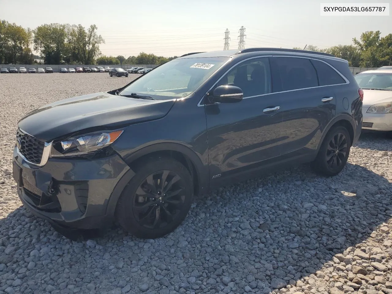 2020 Kia Sorento S VIN: 5XYPGDA53LG657787 Lot: 70139104