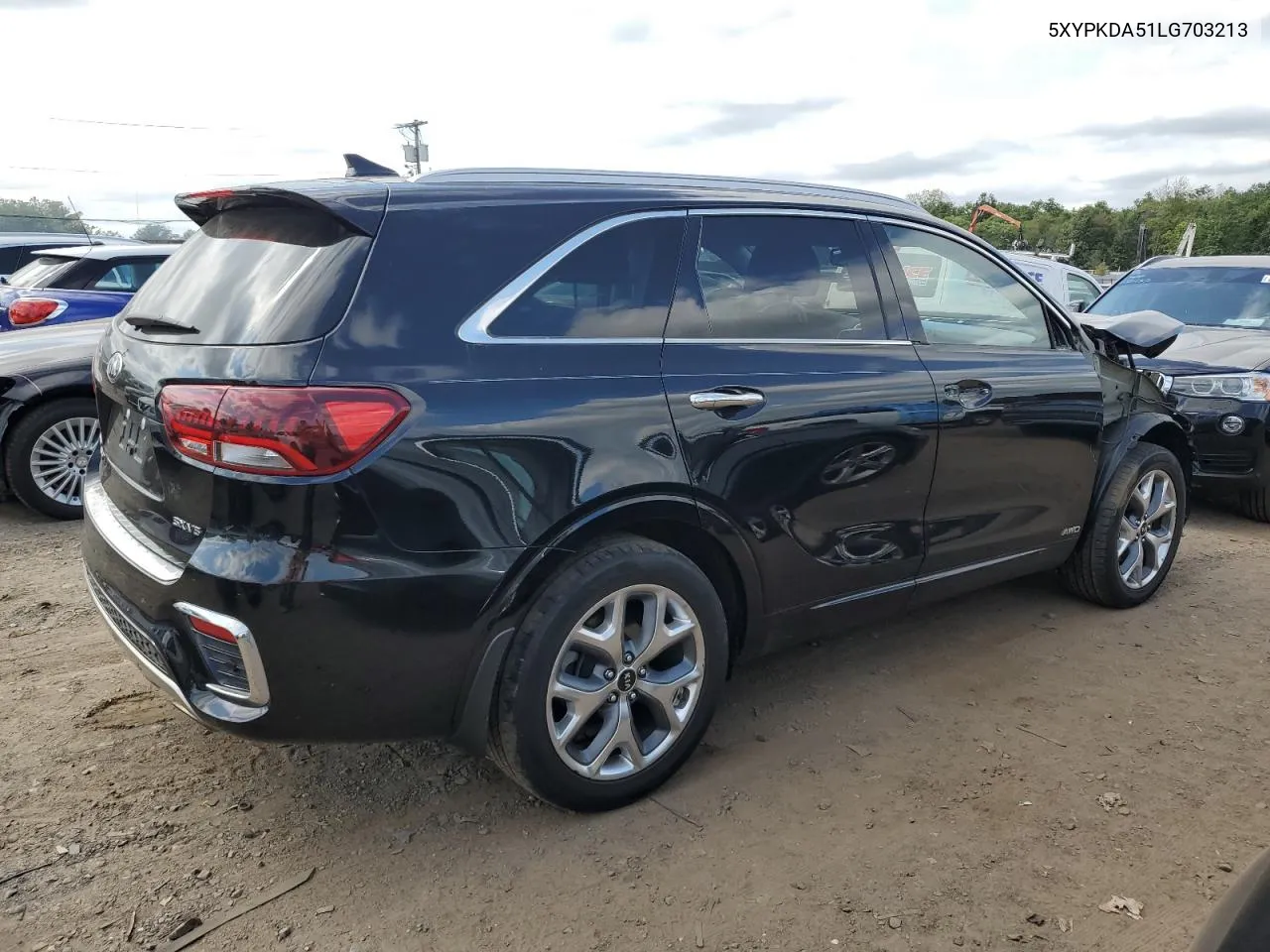 2020 Kia Sorento Sx VIN: 5XYPKDA51LG703213 Lot: 70505674