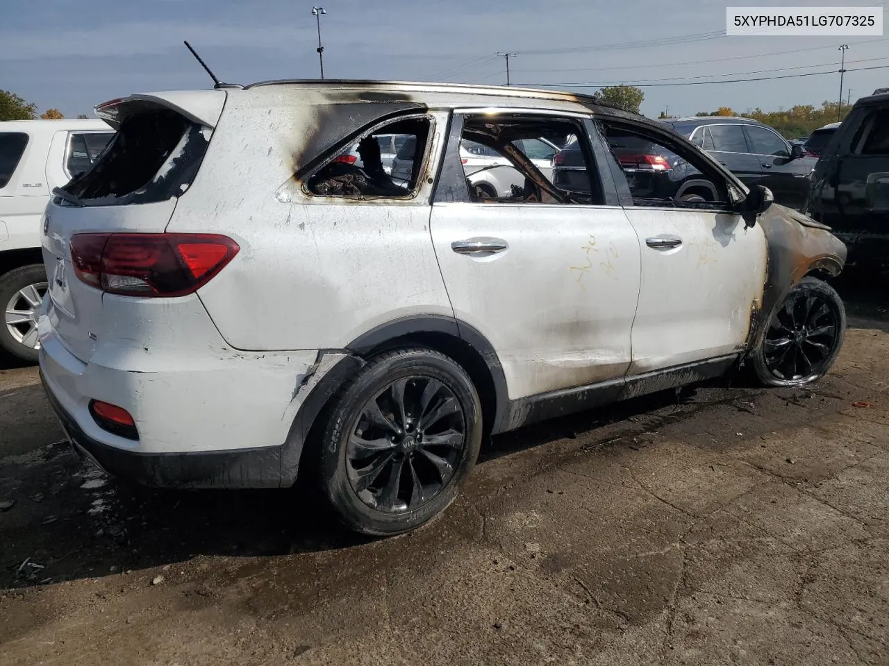 2020 Kia Sorento Ex VIN: 5XYPHDA51LG707325 Lot: 71199683