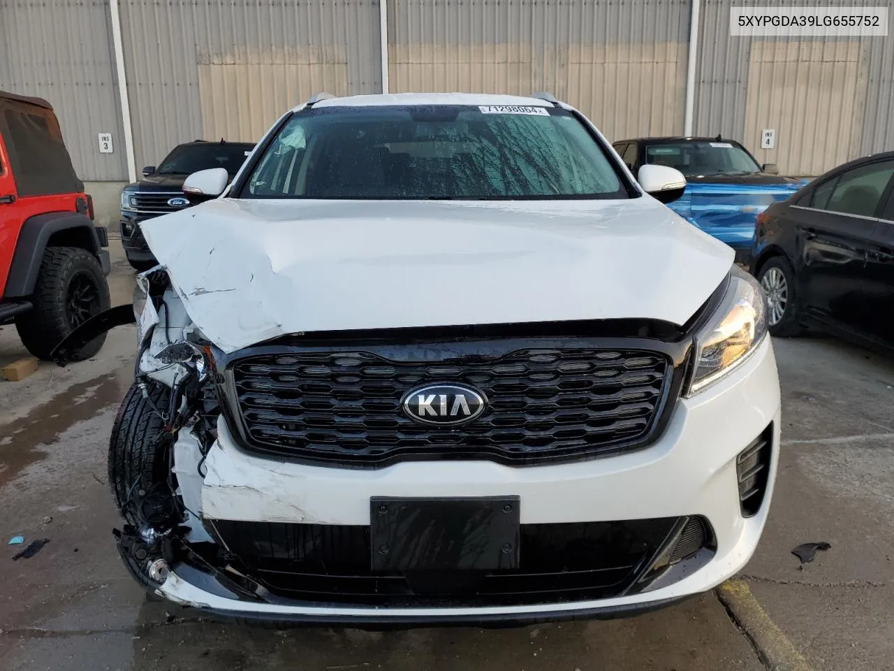 2020 Kia Sorento L VIN: 5XYPGDA39LG655752 Lot: 71298064