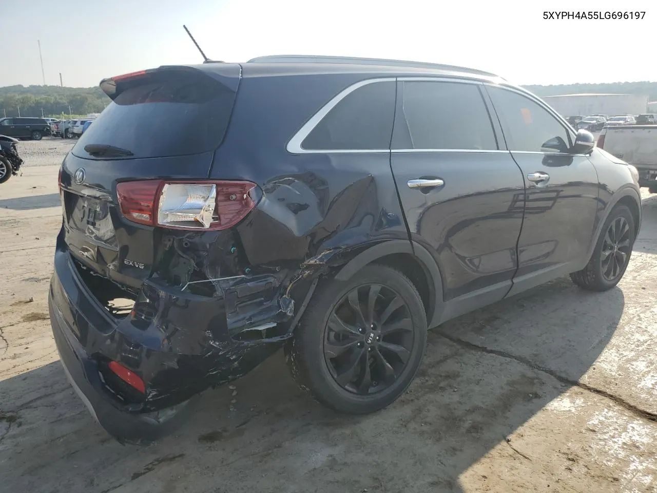 2020 Kia Sorento Ex VIN: 5XYPH4A55LG696197 Lot: 71557754