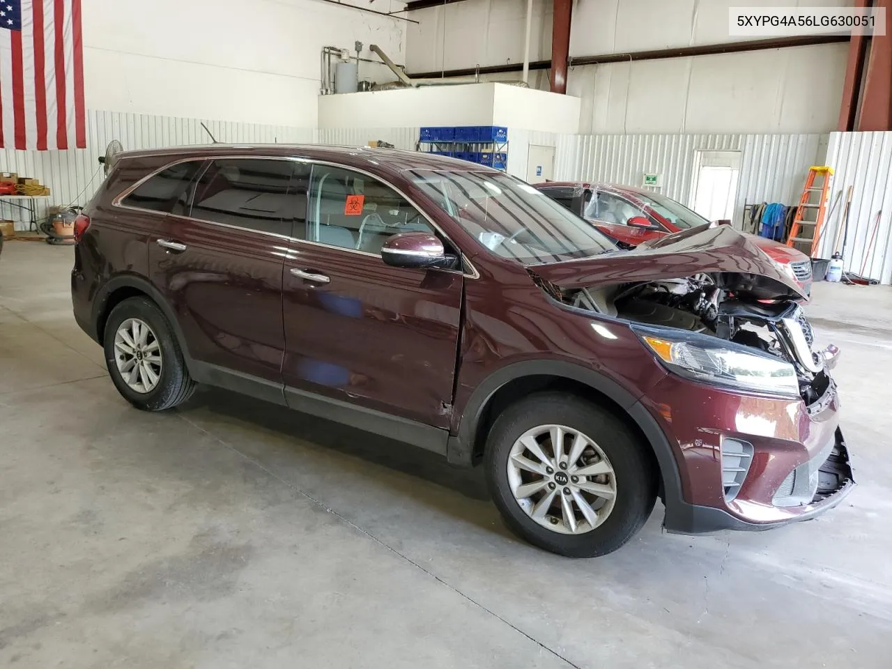 2020 Kia Sorento S VIN: 5XYPG4A56LG630051 Lot: 71591274