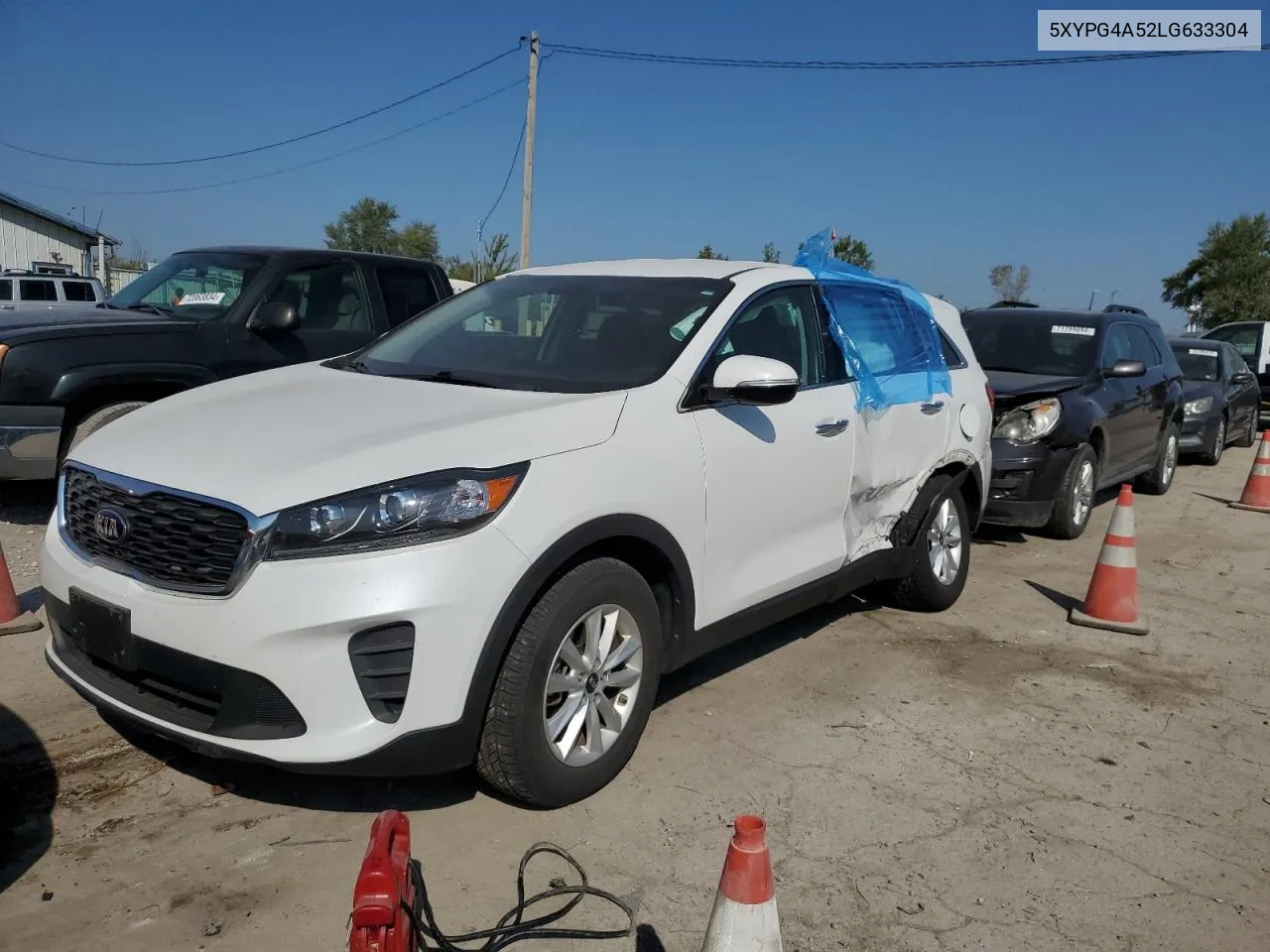 2020 Kia Sorento S VIN: 5XYPG4A52LG633304 Lot: 71879154