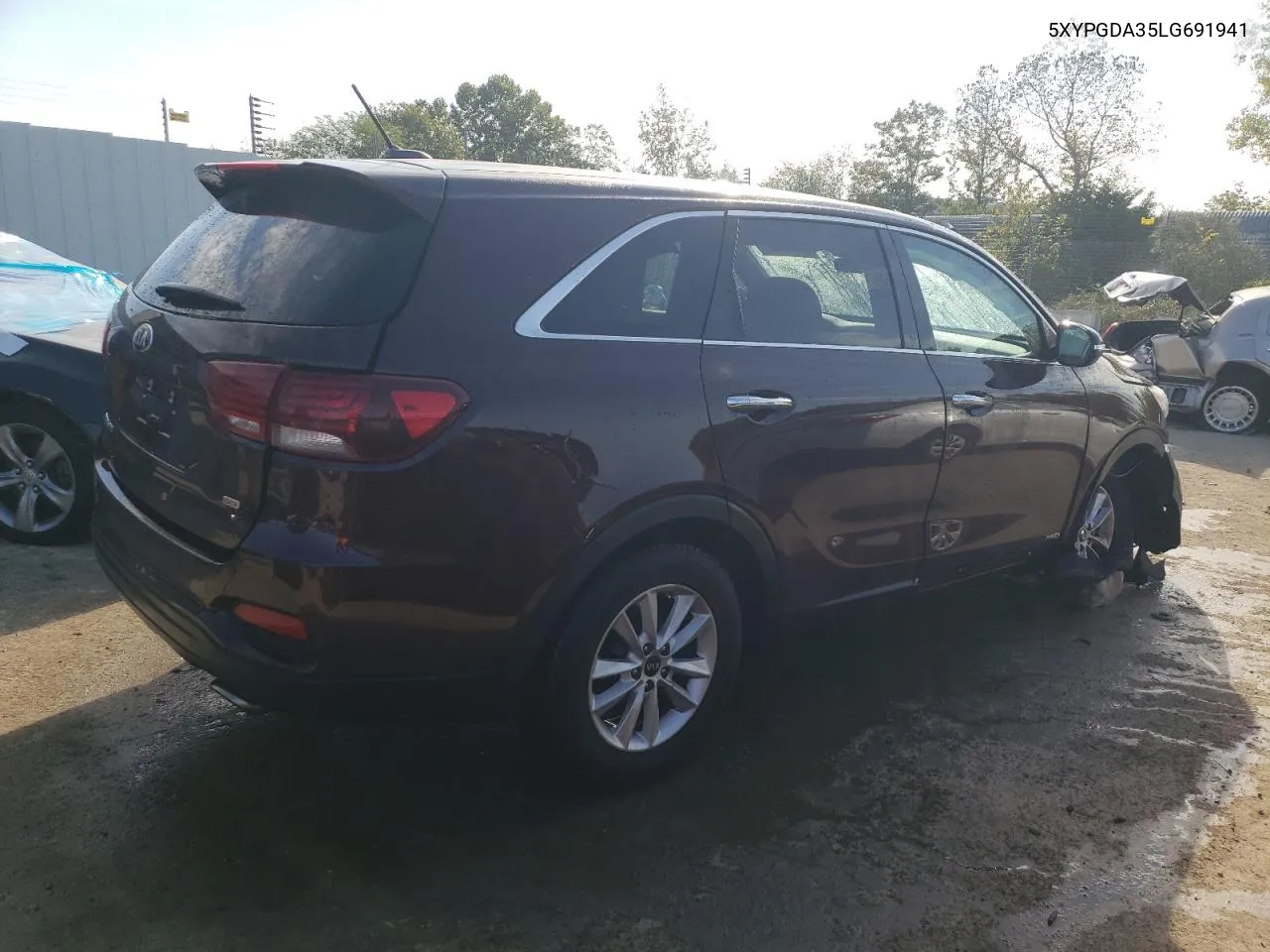 2020 Kia Sorento L VIN: 5XYPGDA35LG691941 Lot: 71949944