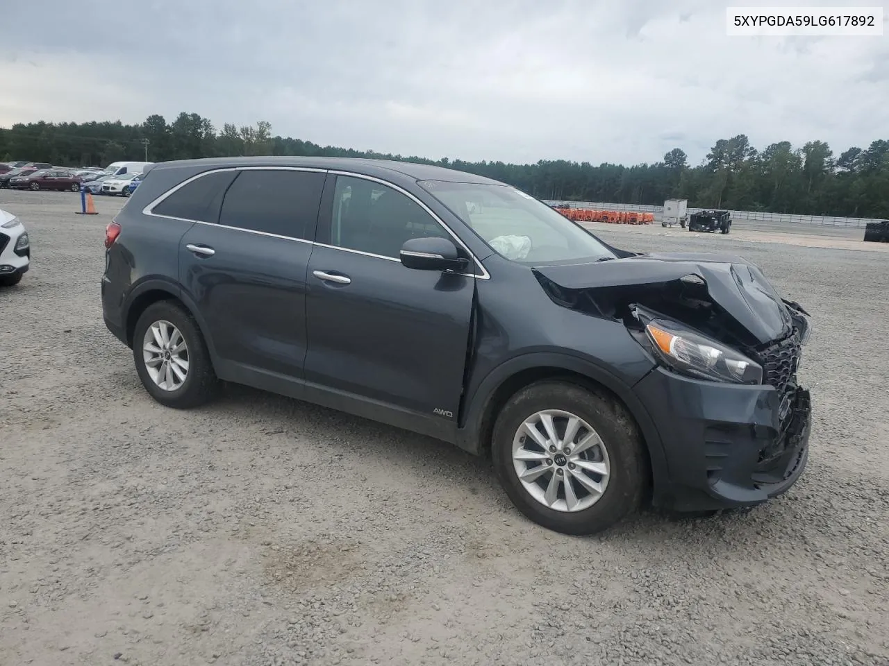 2020 Kia Sorento S VIN: 5XYPGDA59LG617892 Lot: 72330284