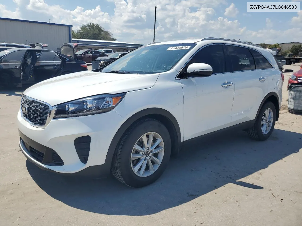 2020 Kia Sorento L VIN: 5XYPG4A37LG646533 Lot: 72434574