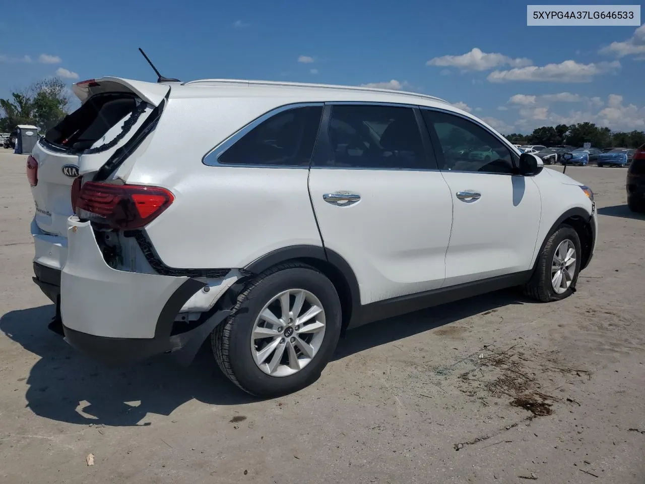 2020 Kia Sorento L VIN: 5XYPG4A37LG646533 Lot: 72434574