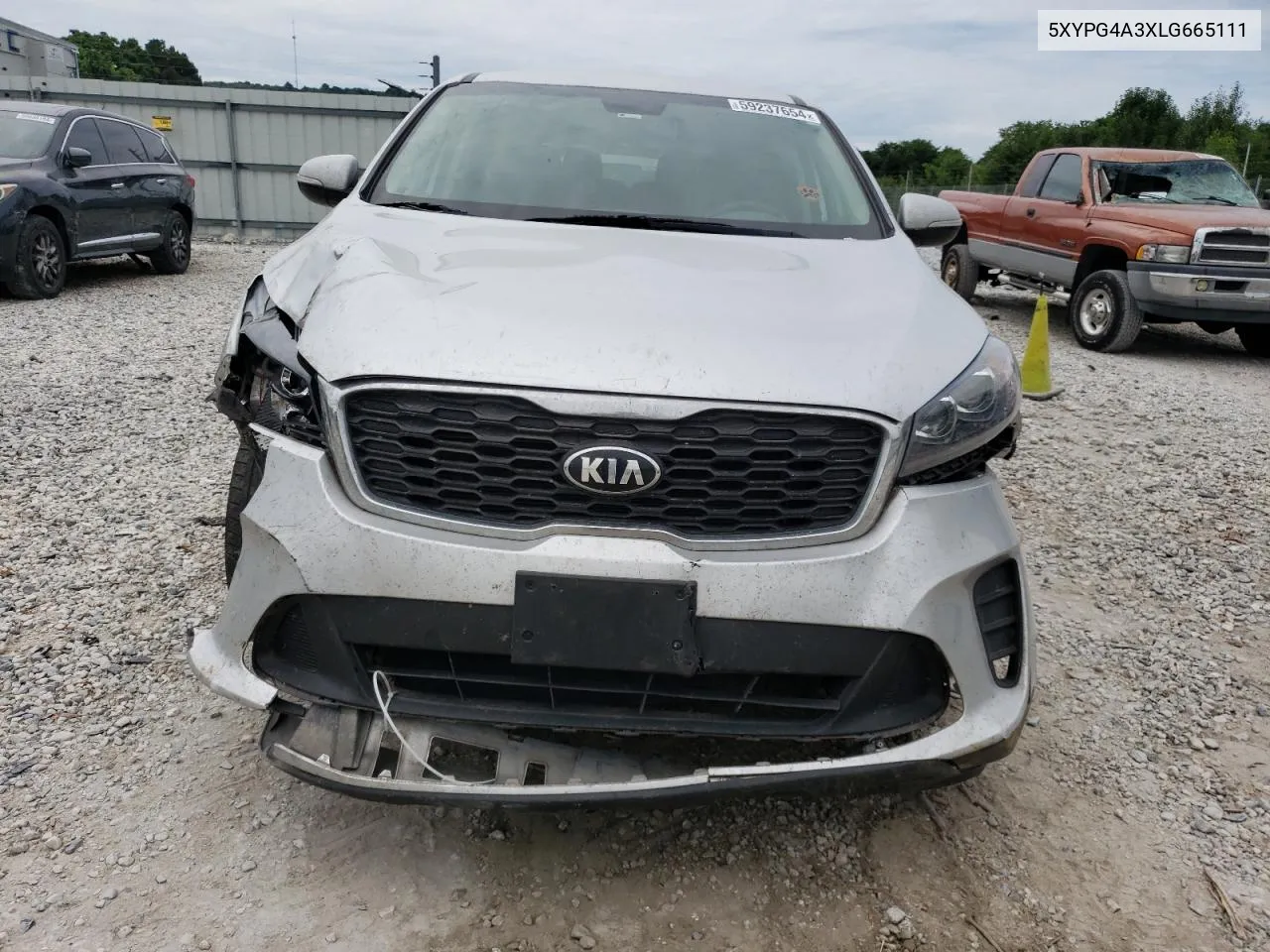 2020 Kia Sorento L VIN: 5XYPG4A3XLG665111 Lot: 72720944