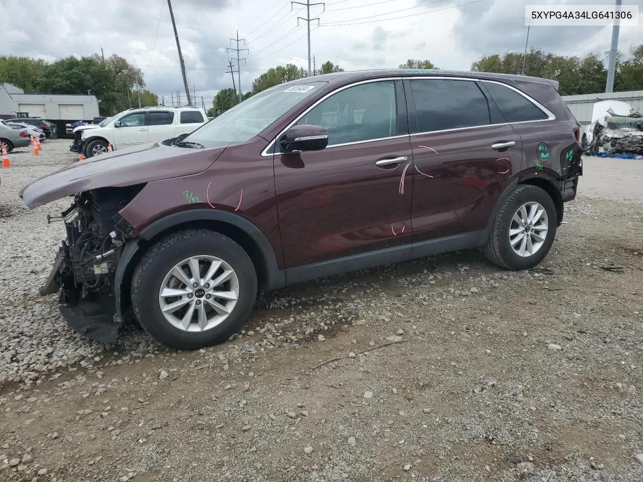 2020 Kia Sorento L VIN: 5XYPG4A34LG641306 Lot: 73026484