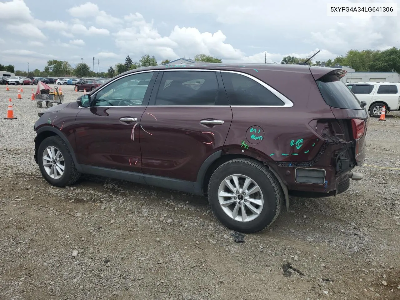 2020 Kia Sorento L VIN: 5XYPG4A34LG641306 Lot: 73026484