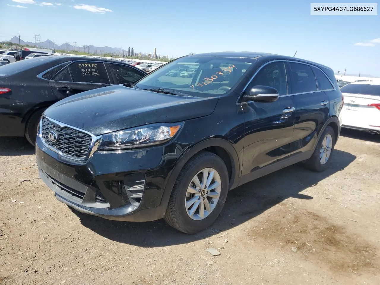 2020 Kia Sorento L VIN: 5XYPG4A37LG686627 Lot: 73130334