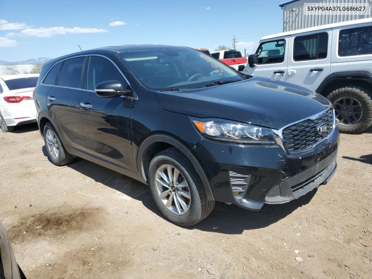 2020 Kia Sorento L VIN: 5XYPG4A37LG686627 Lot: 73130334