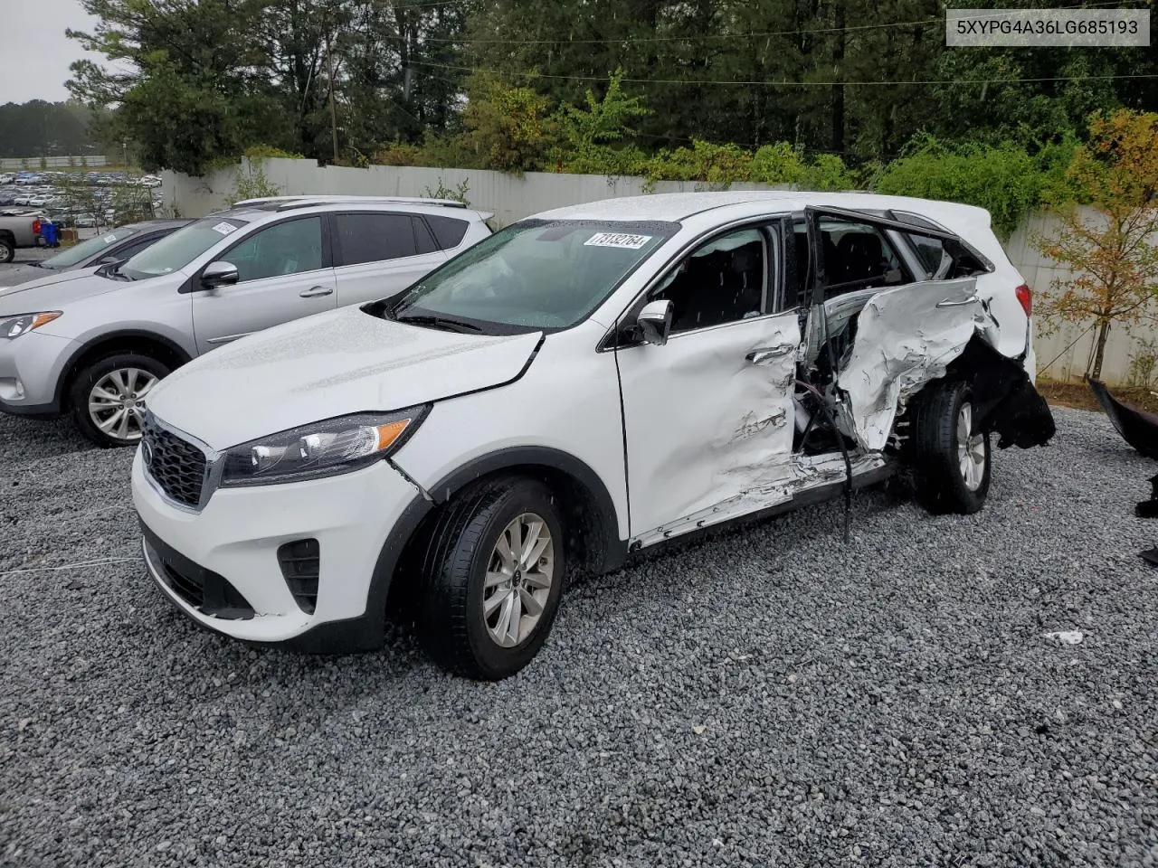 2020 Kia Sorento L VIN: 5XYPG4A36LG685193 Lot: 73132764