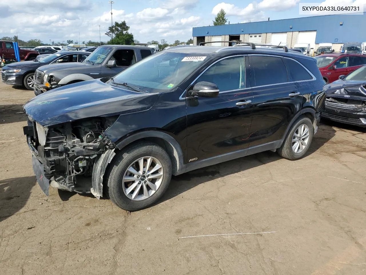 2020 Kia Sorento L VIN: 5XYPGDA33LG640731 Lot: 73339924