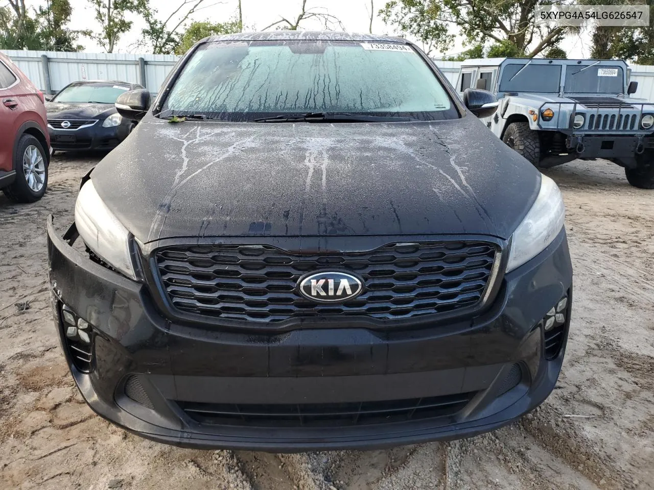 2020 Kia Sorento S VIN: 5XYPG4A54LG626547 Lot: 73358494