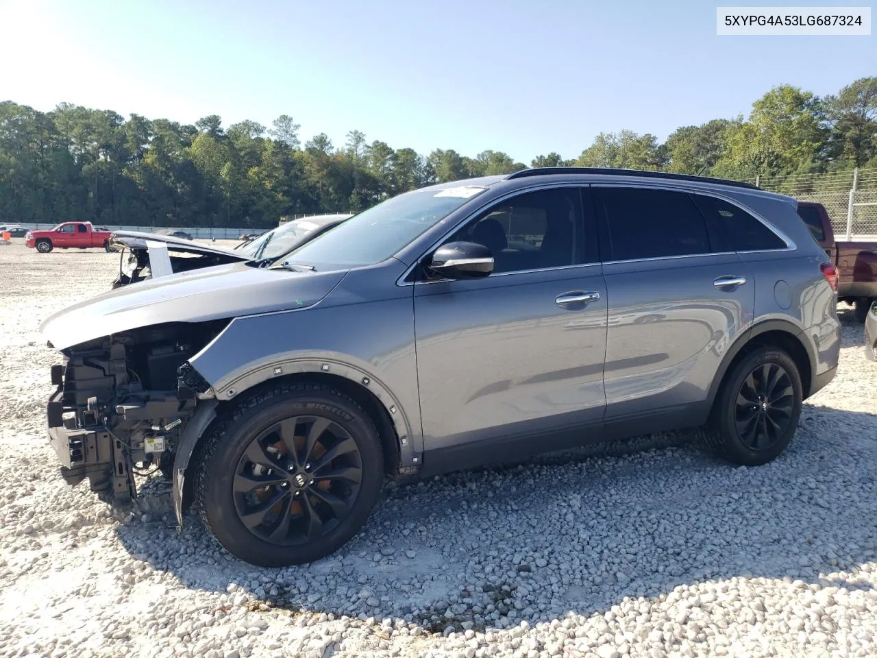 2020 Kia Sorento S VIN: 5XYPG4A53LG687324 Lot: 73938774